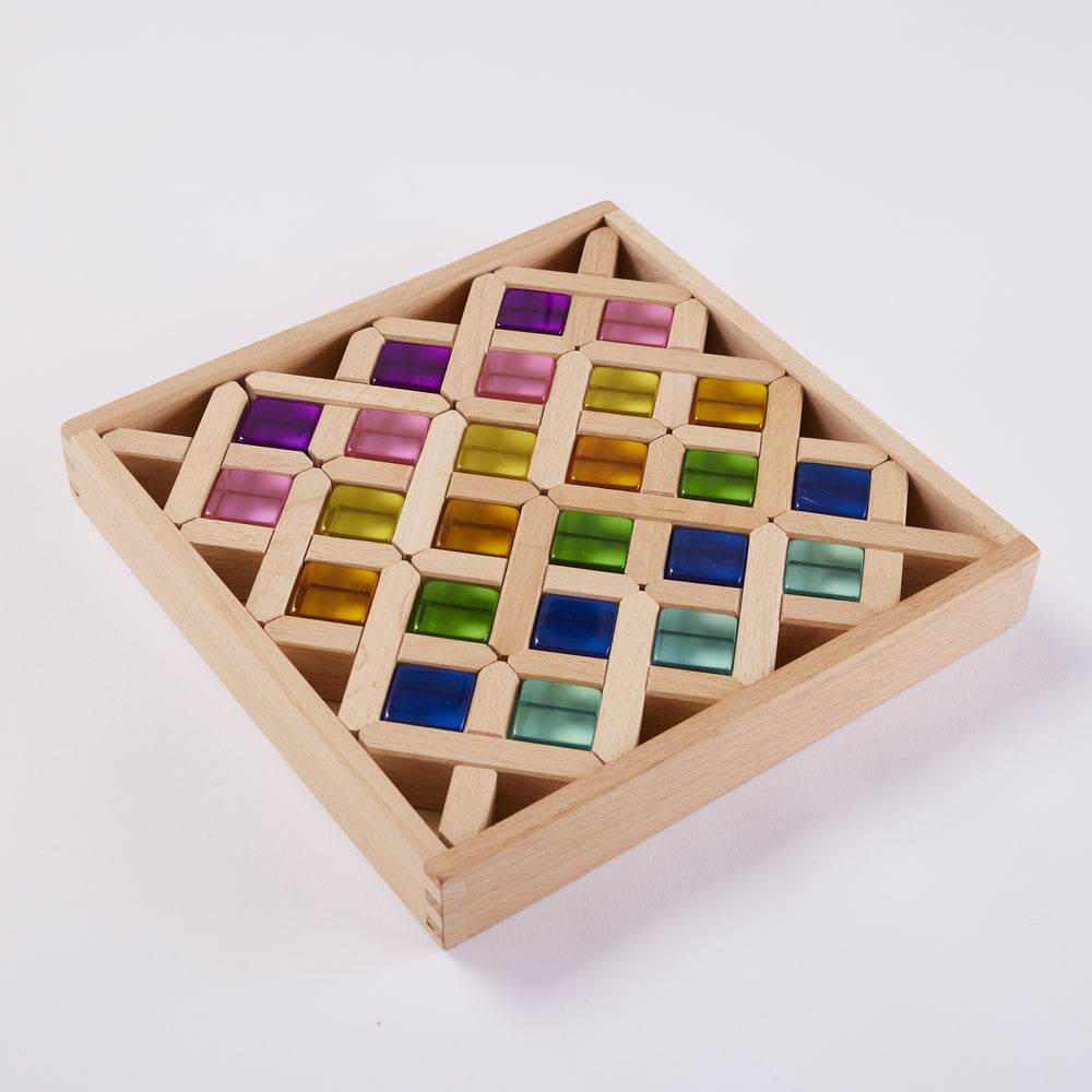 Rainbow Gems & Crosses Pack of 40