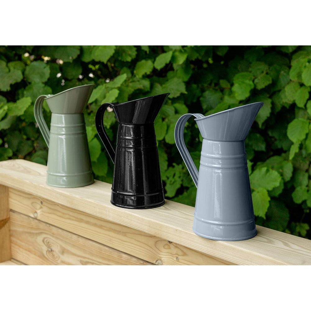 Jug Pack of 3 Grey, Cement and  Pale Green