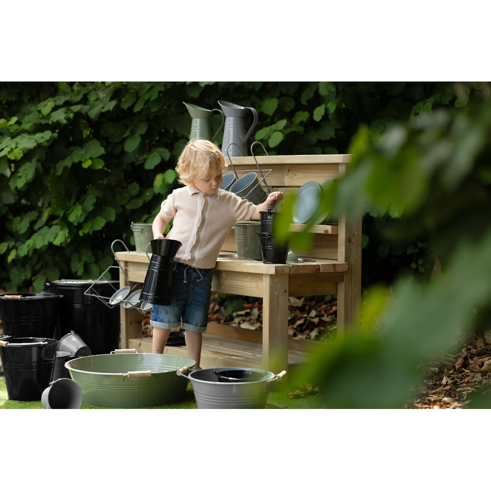 Jug Pack of 3 Grey, Cement and  Pale Green