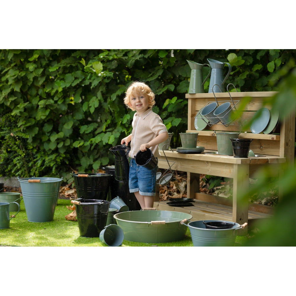 Jug Pack of 3 Grey, Cement and  Pale Green