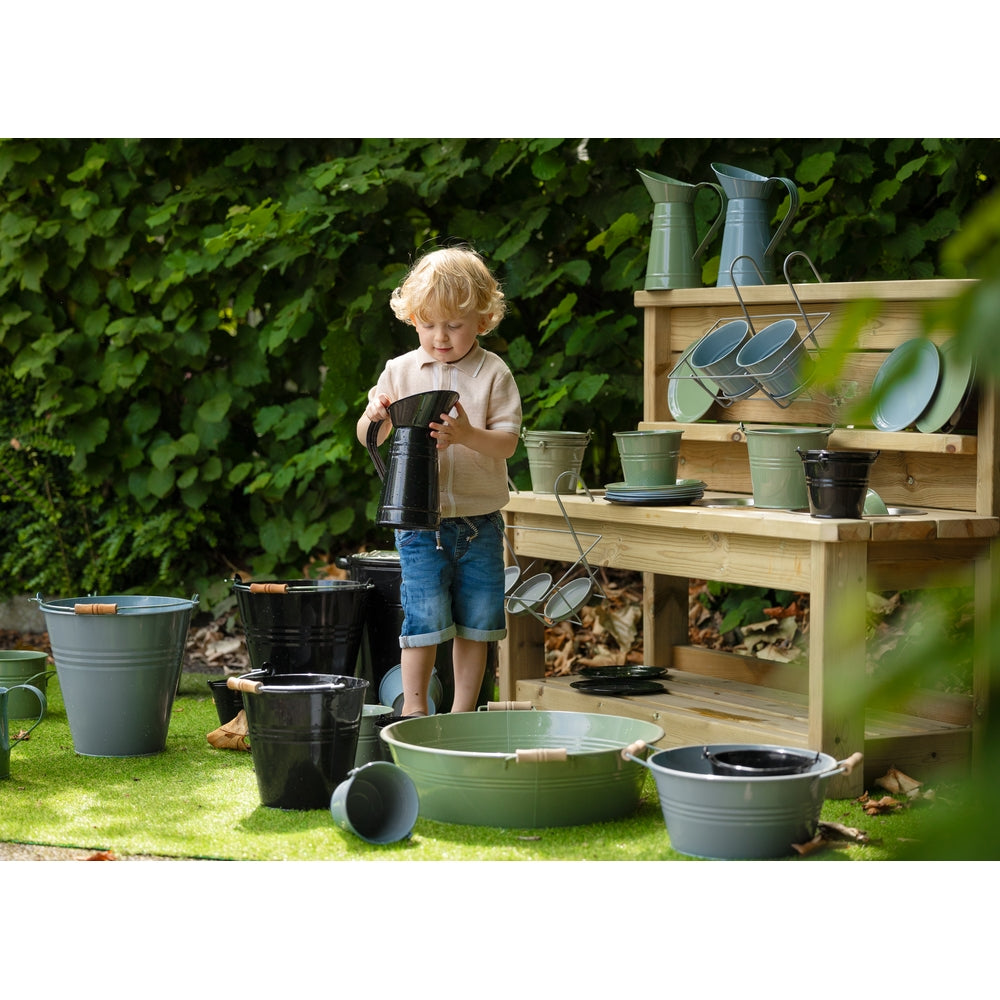 Jug Pack of 3 Grey, Cement and  Pale Green