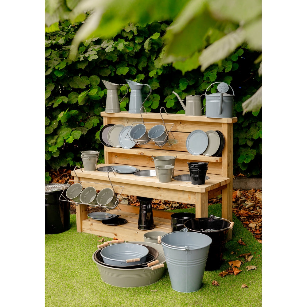 Jug Pack of 3 Grey, Cement and  Pale Green