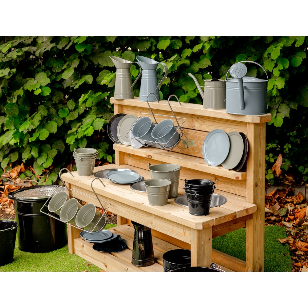 Balcony pot with hanger 2 pots Squirrel Grey