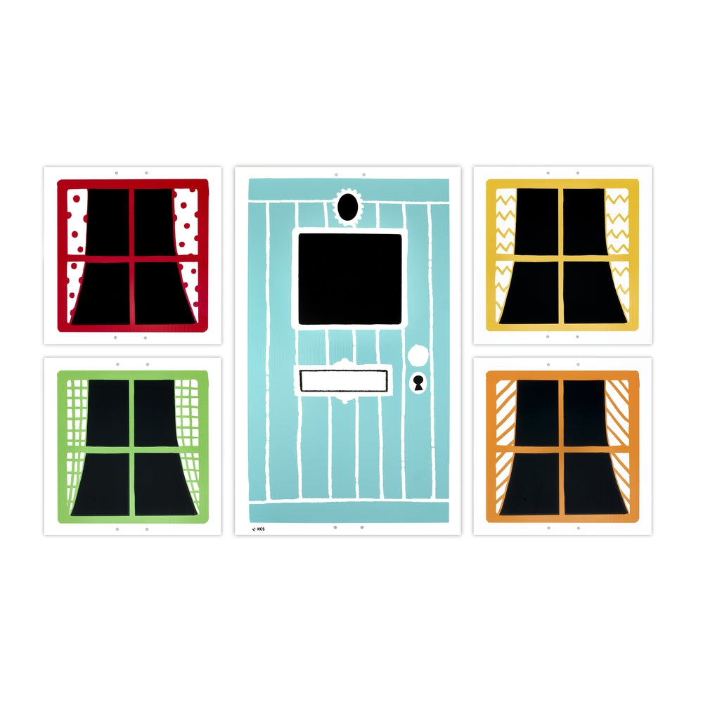 Learn Well My House Chalkboards Pack of 5