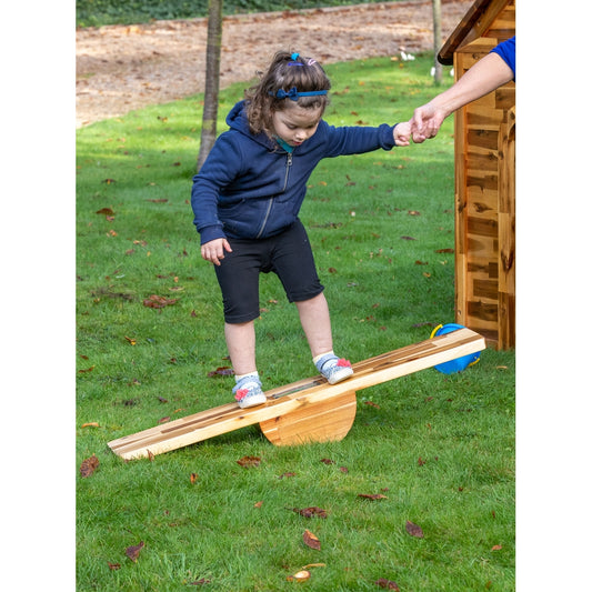 Outdoor Wooden Balance Board - Large