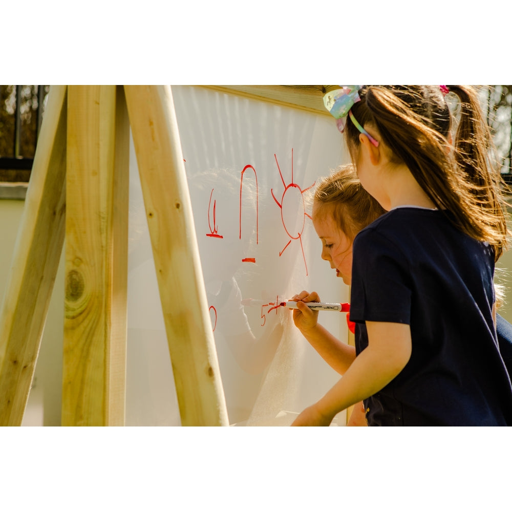 Rustic Whiteboard Easel