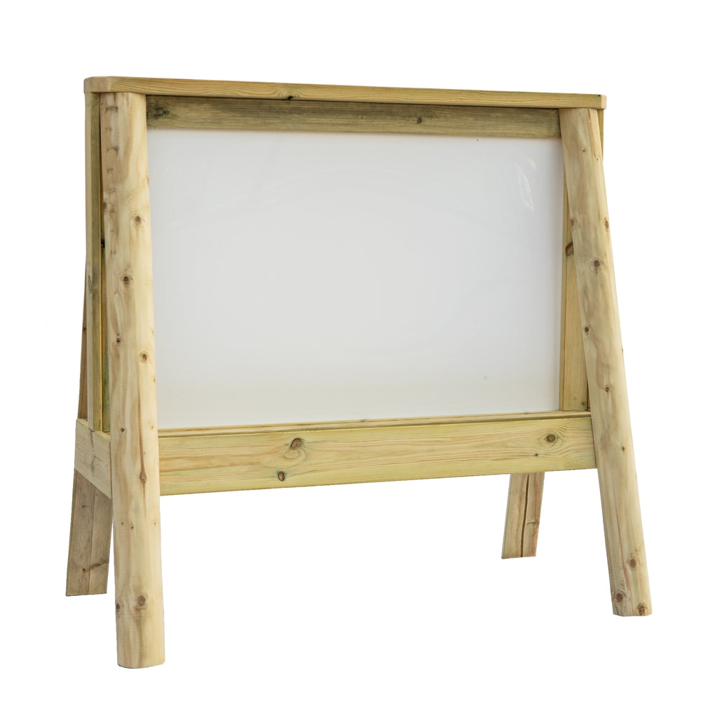 Rustic Whiteboard Easel