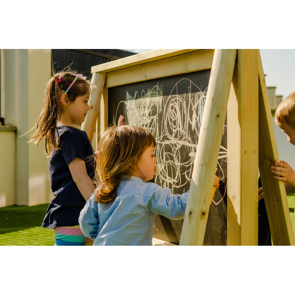 Rustic Chalkboard Easel
