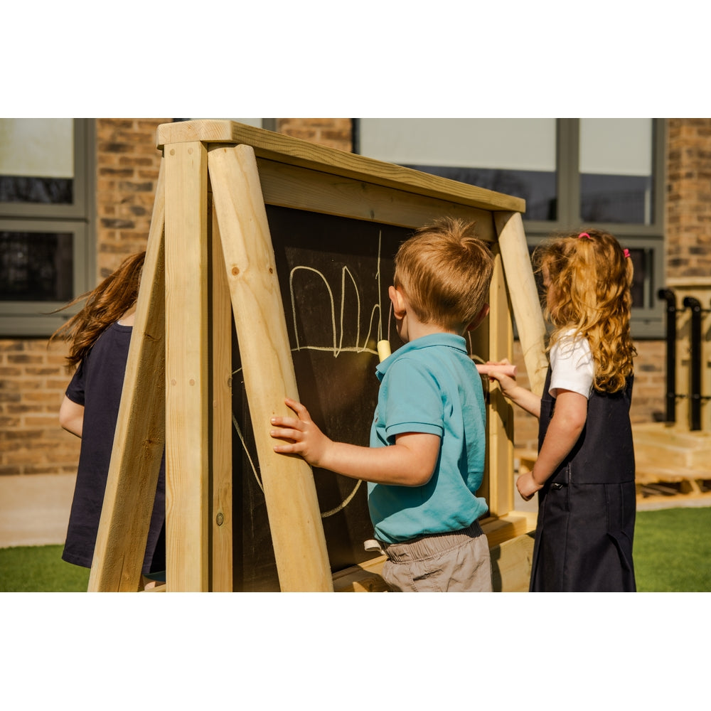 Rustic Chalkboard Easel