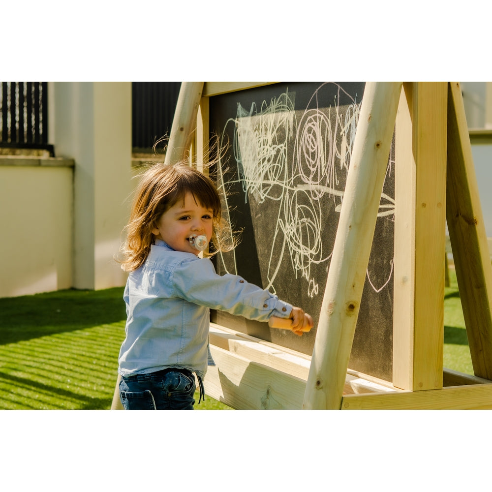 Rustic Chalkboard Easel