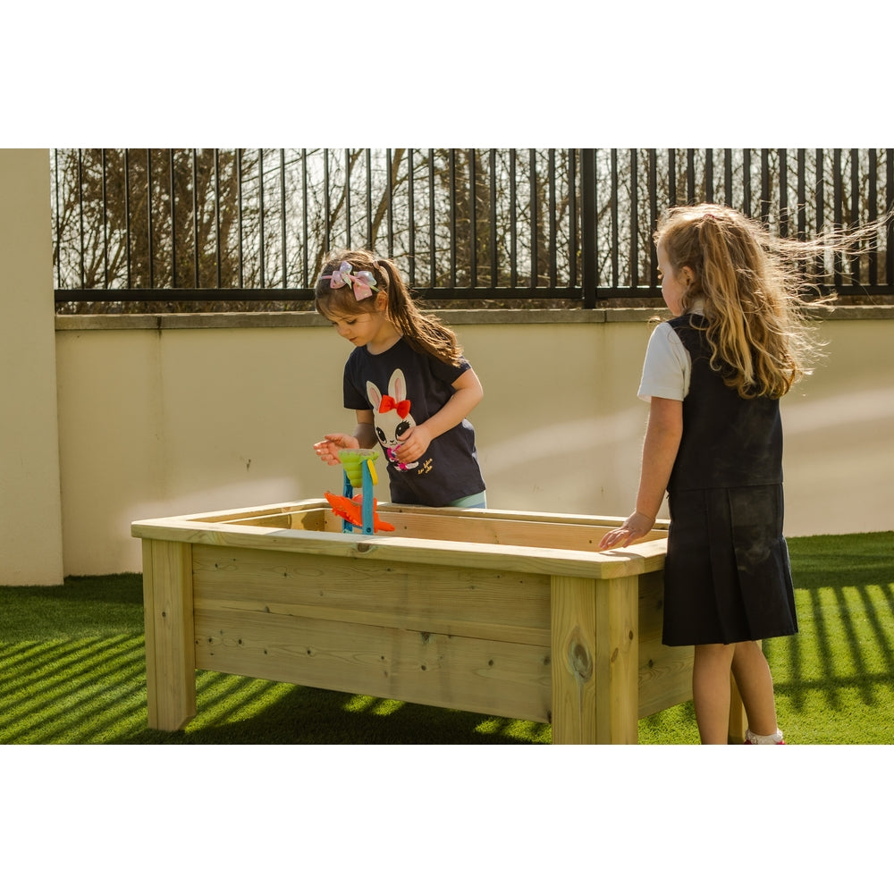 Raised Sandpit with Chalkboard Lid
