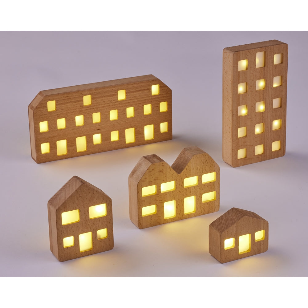 Luminous Community Buildings Pack of 5