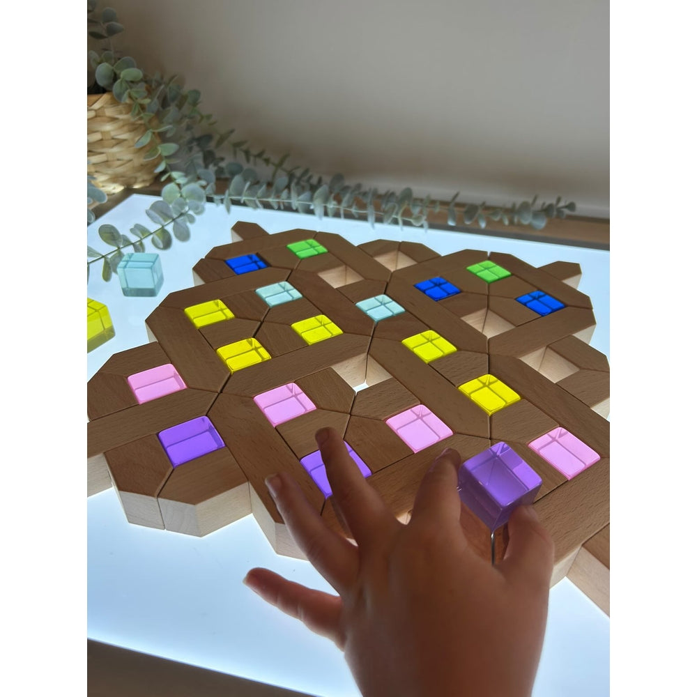 Rainbow Gems & Crosses Pack of 40