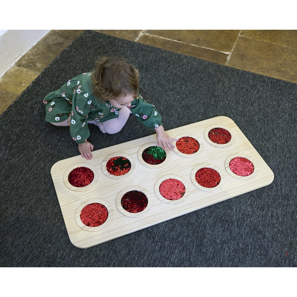 Bamboo Sequins Ten Frame