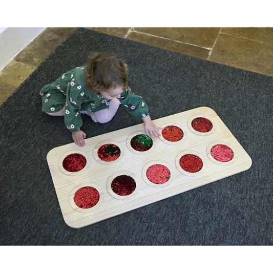 Bamboo Sequins Ten Frame