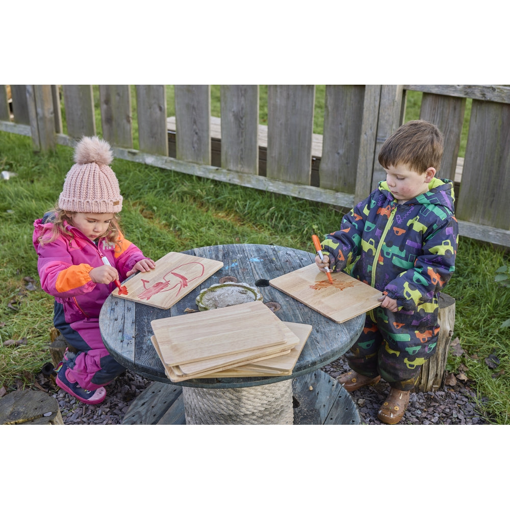 Wooden Drywipe Boards A4 Pack of 10