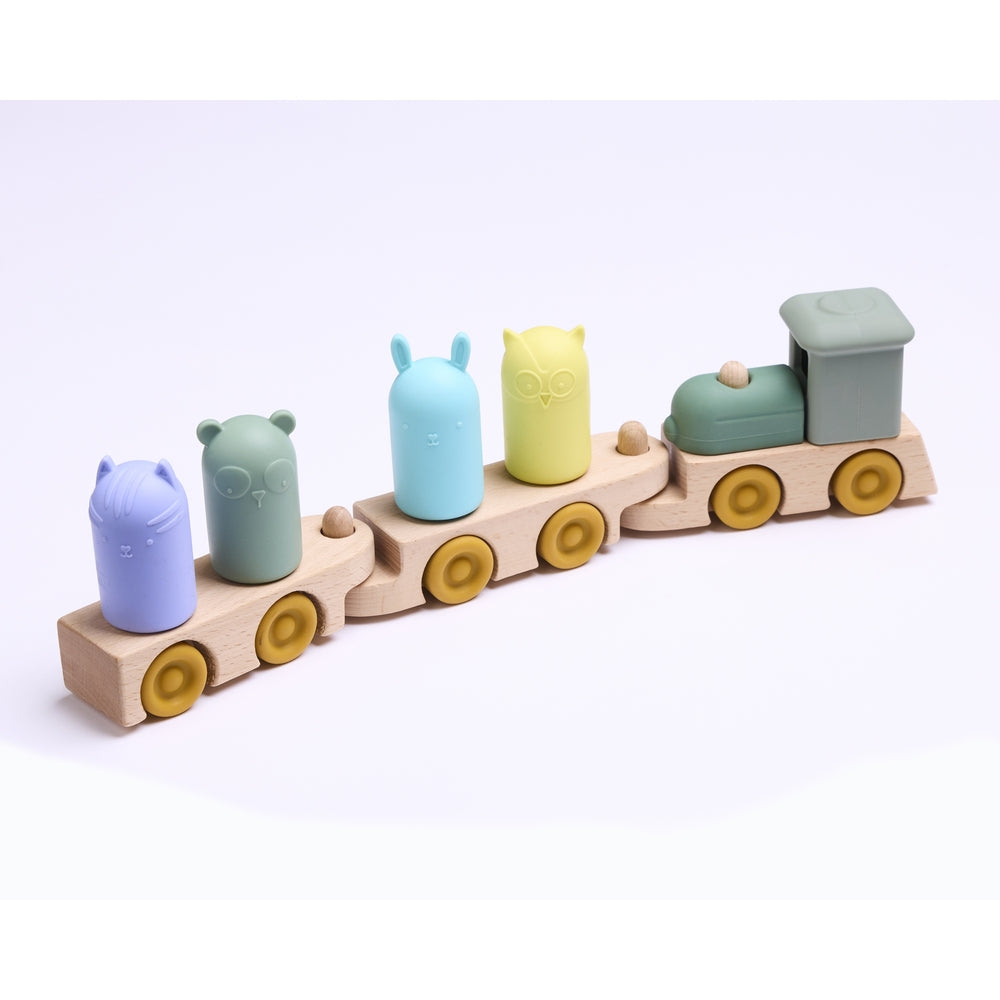 Silicone Stackable Steam Train