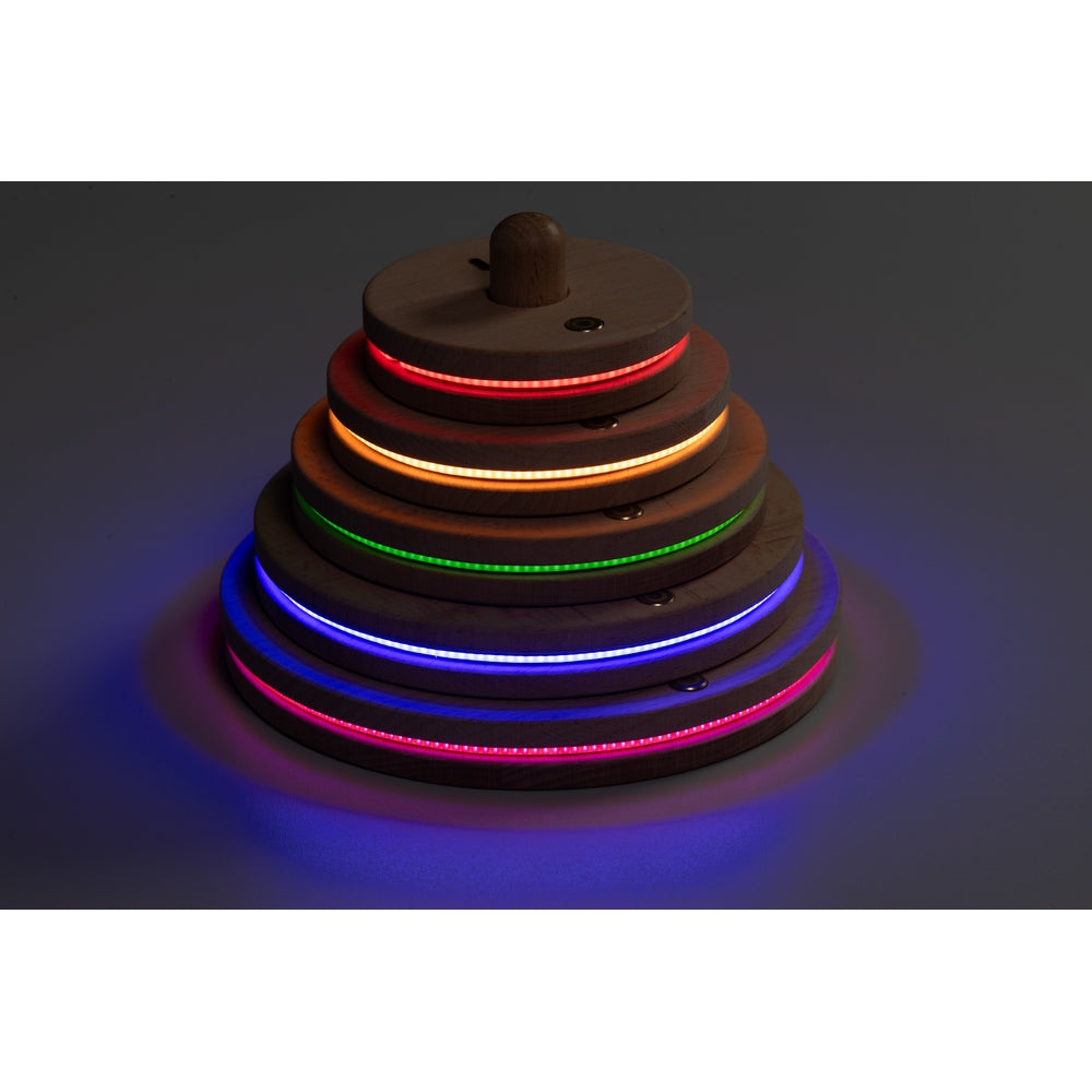 Luminous Wooden Stacker