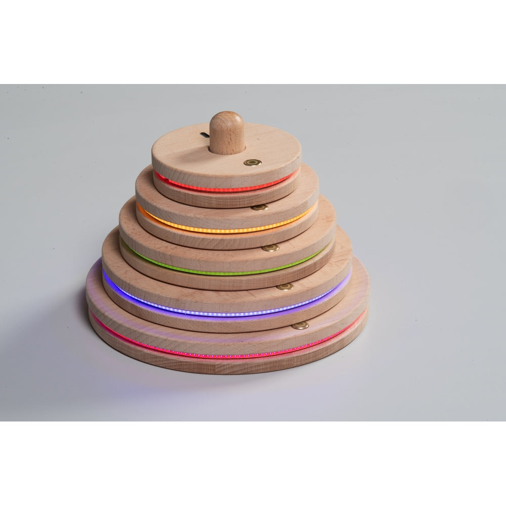 Luminous Wooden Stacker
