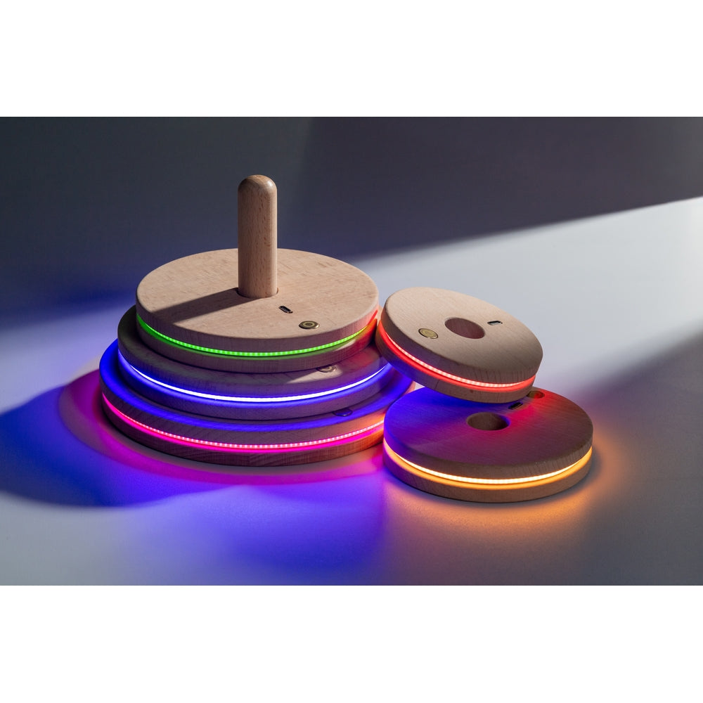 Luminous Wooden Stacker
