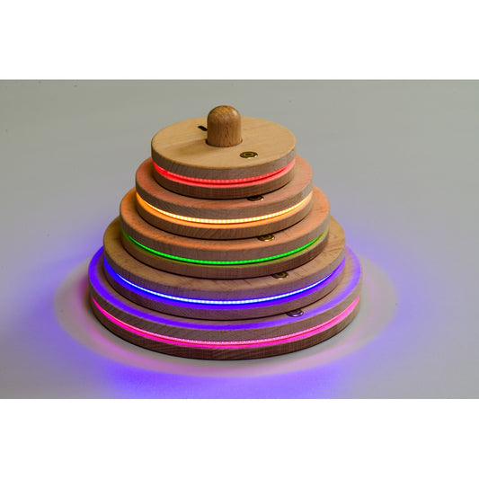 Luminous Wooden Stacker